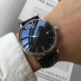 Seguaci Designer Orologio meccanico automatico al quarzo da uomo d'affari di alta qualità Cinturino in caucciù in acciaio inossidabile da 40 mm Classico lusso di alto livello Bagliore notturno Natale