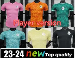 Algerie Soccer Jerseys Mahrez 2023/24 Home Away Bounedjah Feghouli Bennacer Atal Maillot de Foot Player Wersja Algieria Bramkarz piłka nożna