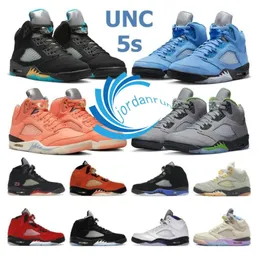 2024 New Limited Sell Mens 5 Jumpman Basketball 5S Shoes Concord Off Noir University Blue Bull Bluebird Aqua Fire Red Green Bean Easter Sail Men