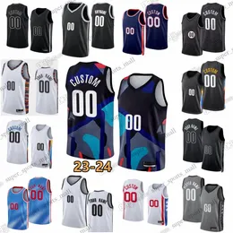 Ben Simmons Cameron Johnson Personalizado 2023-24 Nova Temporada Impressa Camisas de Basquete Dariq Whitehead Cam Thomas Day'Ron Sharpe Dennis Smith Jr.