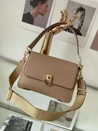 2023 Najnowsza torba Cowhide Crossbody, torba na ramię, torebka, umiarkowana twardość, torba skórzana Bang Bang, model H02091, rozmiar 25 cm, niezbędna do bogini