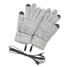 Five Fingers Gloves Heated Gloves Winter Thermal Warm Gloves With Built In Heating Sheet USB Powered Soft Durable Winter Work Gloves For Men Women 231023