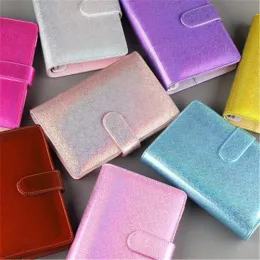 Simples colecionável à prova d'água Macarons Decorações de Natal Fichário Mão Ledger Notebook Shell Folha solta Bloco de notas Diário Papelaria Capa Escola