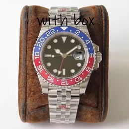 Herrklocka högkvalitativ 40mm titta på automatisk mekanisk rörelse 904L Luminous Sapphire Fashion Watch Gift billig klocka