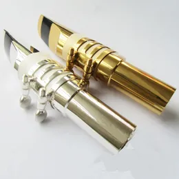 Silver Baritone Mouthpiece E-flat Brass Gold Plated High Quality Baritone Saxophone Mouthpiece Instrument Accessories