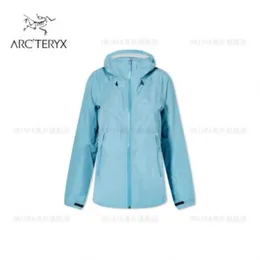 Arcterys Apparel Beta ltar Jacket SV Waterproof Outdoor vandring Hardshell Herrkläder Beta Collection Beta ar Gore Tex Solid Brand broderad blixtlås med huva WNZSU