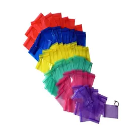 أكياس بلاستيكية صغيرة شفافة صغيرة من الأكياس البلاستيكية zip قفل مضغوط قابلة للاسترداد