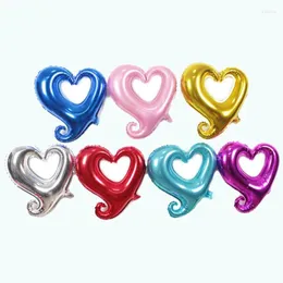 Party Decoration Wedding Heart Metallic Foil Balloons gynnar god kvalitet 18 tum 10 st/parti alla hjärtans dag gåva