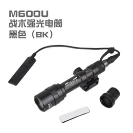 Tactical Accessories jingming m4 m16 hk416 ar15 Flashlight M600U tactical bright light ultra-bright flashlight high lumen with rat tail crown Portable torch