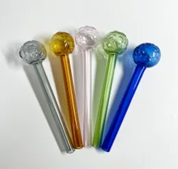 Tuyaux en Pyrex colorés Tuyau de brûleur à mazout Tuyaux à ongles en verre de couleur épaisse pour bang à eau en verre