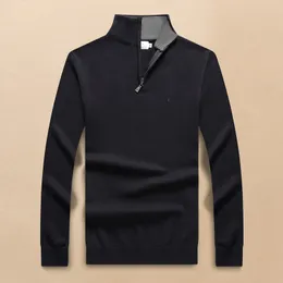 Paris men's designer ba sweater with multiple colors lluxury retro classic retro sports shirt men's chest letter embroidery zipper round neck high-quality pullover