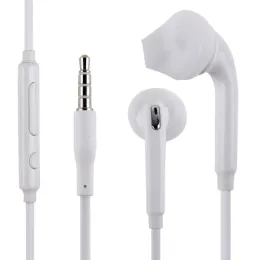 Fones de ouvido intra-auriculares estéreo de 3,5 mm com microfone e controle remoto de volume para Samsung S7 S6 S6 Edge LL
