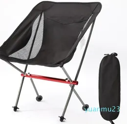 Kamp Mobilya Açık Ultralight Alüminyum Alaşım Çıkarılabilir Taşınabilir Katlanır Kamp Ay Sandalyeleri Plaj Balıkçılık Sandalyesi Seyahat Piknik Koltuğu