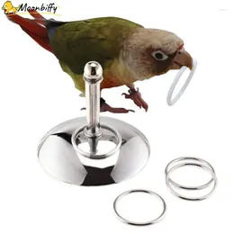 لوازم الطيور الأخرى لعبة PET MINI FERRULE TOY لببغاء لعبة Developmental Game Ring Vogel Speelgoed Birds Training Training Toys