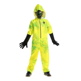 Halloween Costume Women Designer Cosplay Costume Halloween New Party Bodysuit Biochemical Crisis Protective Clothing Splash Print Unisex Dress Zombie Play