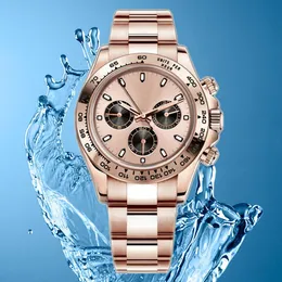 Super Klone Watch Orologio. الساعات السيراميك الميكانيكية التلقائية لعشر 40 ملم كامل الفولاذ المقاوم للصدأ زلاقية مشبك السباحة مراقبة الياقوت مضيئة ساعة