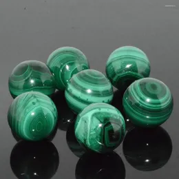 Luźne kamienie szlachetne naturalne ładne wzory kuli Malachite 23 mm-24 mm cena za 1