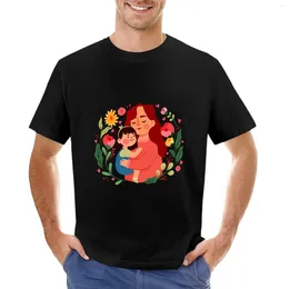 Polos męski wdzięczność motherchild rodzinny specjalny T-shirt vintage ubrania dostosowane do koszuli męskiej koszuli