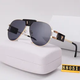 Fashion Top Quality Classic Pilot Style Gradient Sunglasses Men Women Luxury Brand Design Sun Glasses With Case 88051