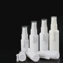 Atomizador de nariz portátil com pulverizador de rotação de 360 graus branco plástico bomba nasal névoa spray garrafas nariz vazio 10ml whdcp