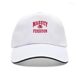 Bollkapslar män Bill Hat Massey Ferguson Grey Weathered Logo Baseball S Sunscreen Cotton Bottoming Outdoor Cap Hatts Women