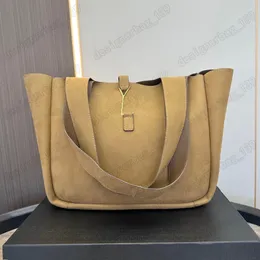 Lyxiga handväskor tygväska stor kapacitet mjuk mocka underarmsäcke plånbok designer tote le 5 a 7 hobo axel väskor kvinnors handväska