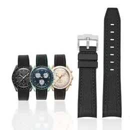 Omega Swatch Ortak adı Gezegen Strap Wire Watch Bant Aksesuarları için 20mm 20mm