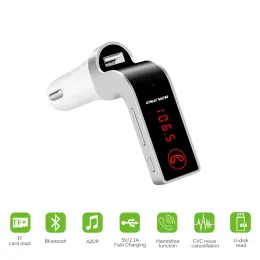 G7 CAR MP3 Audio Player Chargers Kablosuz Bluetooth FM Verici Kit Modülatörü Mini USB Samsung Cep Telefonu için 12 ll