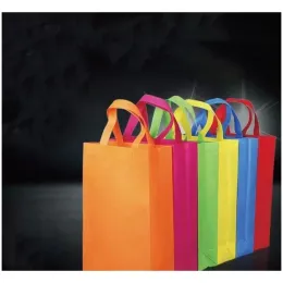 Fashion Colorful Folding Bag Non-woven Fabric Foldable Shopping Bags Reusable Eco-friendly Folding Bag New Ladies Stor jllgHe sinabag