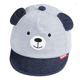 Ball Caps Baby Boy Girl Hat Baseball Cap For 3-12 Months Infant Toddler Bear Adjustable Spring Autumn Cartoon Cotton