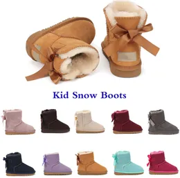 Stövlar barn stövlar australien snö boot designer barn skor vinter klassisk ultra mini boot botton baby pojkar flickor ankel tossor kid päls muede554
