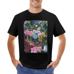 Herren Polos Blumenladen T-Shirt Hippie Kleidung T-Shirt Mann Tierdruck für Jungen Lustige Hemden Männer