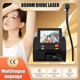 Presa di fabbrica 808 Macchina per depilazione laser a diodi 3 Lunghezza d'onda 1064 755 808nm Capelli laser Rimuovi permanente indolore