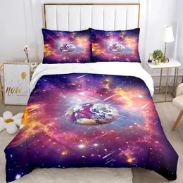 Bedding sets Body Print Three Piece Set Fashion Article Children or Adults for Beds Quilt Covers Pillowcases 231023