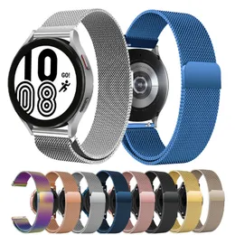 Cinturino milanese di ricambio per Samsung Galaxy Watch 3 Cinturino in metallo per Galaxy Watch Active 3 Bracciale in acciaio inossidabile Loop 20/22 Universale