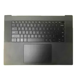 Original new Laptop Palm Rest&Keyboard For DELL XPS 17 9700 9710 Precision 5750 5760 Black Backlit US English With Touchpad 0DW67K