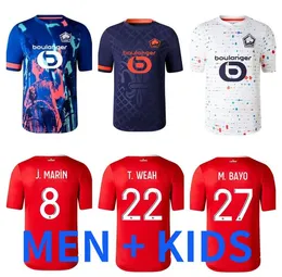 2023 2024 LOSC LILLE SOCCER JERSEY DAVID FONTE BURK BAMBA YAZICI FOURING SHIRTS 23 24 Jikone R.Sanches T.WEAH L.ARAUJO MAILOOT