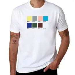 Herren Polos Pantone Tee Sean Wotherspoon Farben T-Shirt Plus Size Tops Kurzarm T-Shirts Herren Lustige T-Shirts