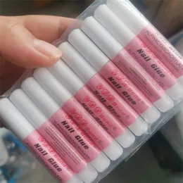 Zabiegi paznokci 100pcs/torba 2G dekoracje paznokci klej paznokcie końcówki pasta klej manicure