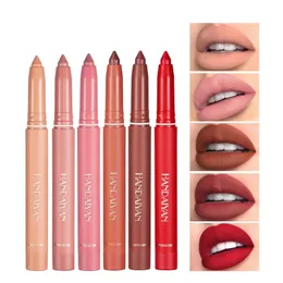 Handaiyan 12 Pcs Define Sexy Batom Vermelho Caneta Lápis Fosco À Prova D 'Água de Longa Duração Veludo Nu Lip Liner Pigmentos Marrom Escuro Maquiagem