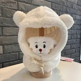 New Winter Baby Caps Autumn Plush Hat Cute Children Cartoon Scarf Masked Hood Cap Double Fleece Warmth Boy Hats