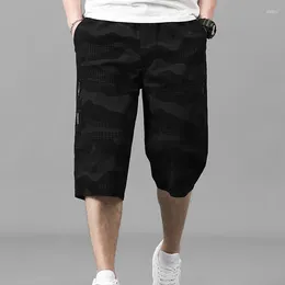 Shorts pour hommes Été Casual Vêtements pour hommes 100 coton Cargo Doux Lâche Séchage rapide Imprimé Jog Streetwear Gym Sports Beach XL-6XL