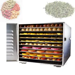 110V/220V 10 tepsiler paslanmaz çelik gıda dehidratörü sarsıntılı üreticisi meyve kurutucu sebze kurutma makinesi ev