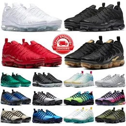 tn plus tênis de corrida homens mulheres Triple Black White Red University Hyper Blue Metallic Gold Desde 1972 Atlanta treinadores masculinos tênis ao ar livre