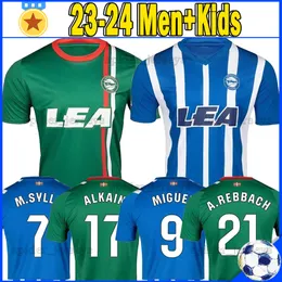 2023 2024 Deportivo Alaves Soccer Jerseys Joselu Alaves Camisetas de Futbol 23 24 Edgar L.Rioja Wakaso Pere Pons LaGuardia Lucas Football Shirt Men Uniforms Kids Sats