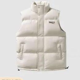 Designer Balanciaga Men And Women's Vest Autumn And Winter Outerwear Vest Down Vest Couple's Jacket Trend Balencaigaity White