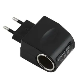 شاحن السيارات سجائر ولاعة 110V220V AC إلى 12 فولت DC EUUS PLUT CAR POWER ADAPTER محول أسرة سيجارة سيجارة الأوتار Power ZZ