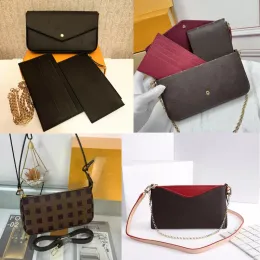 Borse a tracolla da donna all'ingrosso Borse a tracolla con catena Desigenr di lusso di moda Borse Mini borsa a tracolla classica scozzese bianca