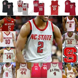 Пользовательский 2022 NC State Wolfpack Basketball Jersey College Smith Jr Томпсон Уоррен Гульотта Уэбб Хиксон