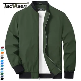 Men's Jackets TACVASEN Lightweight Spring Windbreaker Mens Bomber Jackets Outdoor Basketball Jakcets Sportswear Coats With Pocket Casual Tops 231021